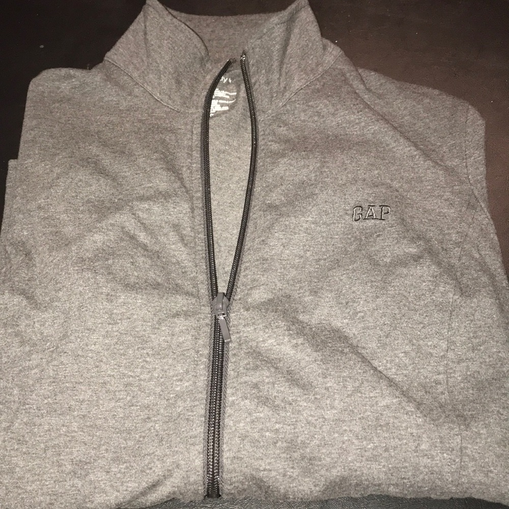 Women’s gray GAP track jacket